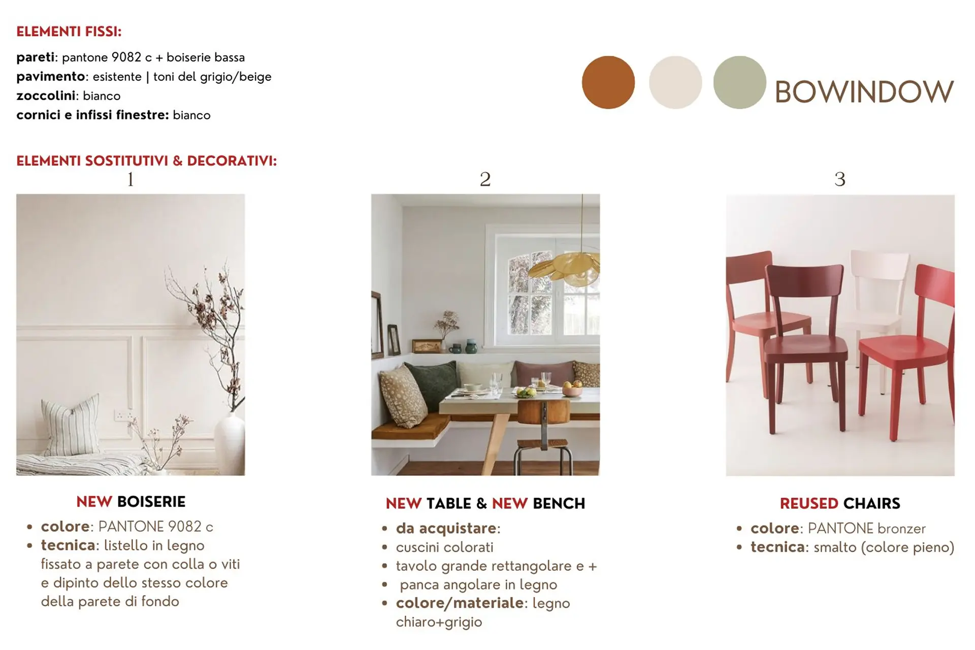 bowindow progetto di relooking