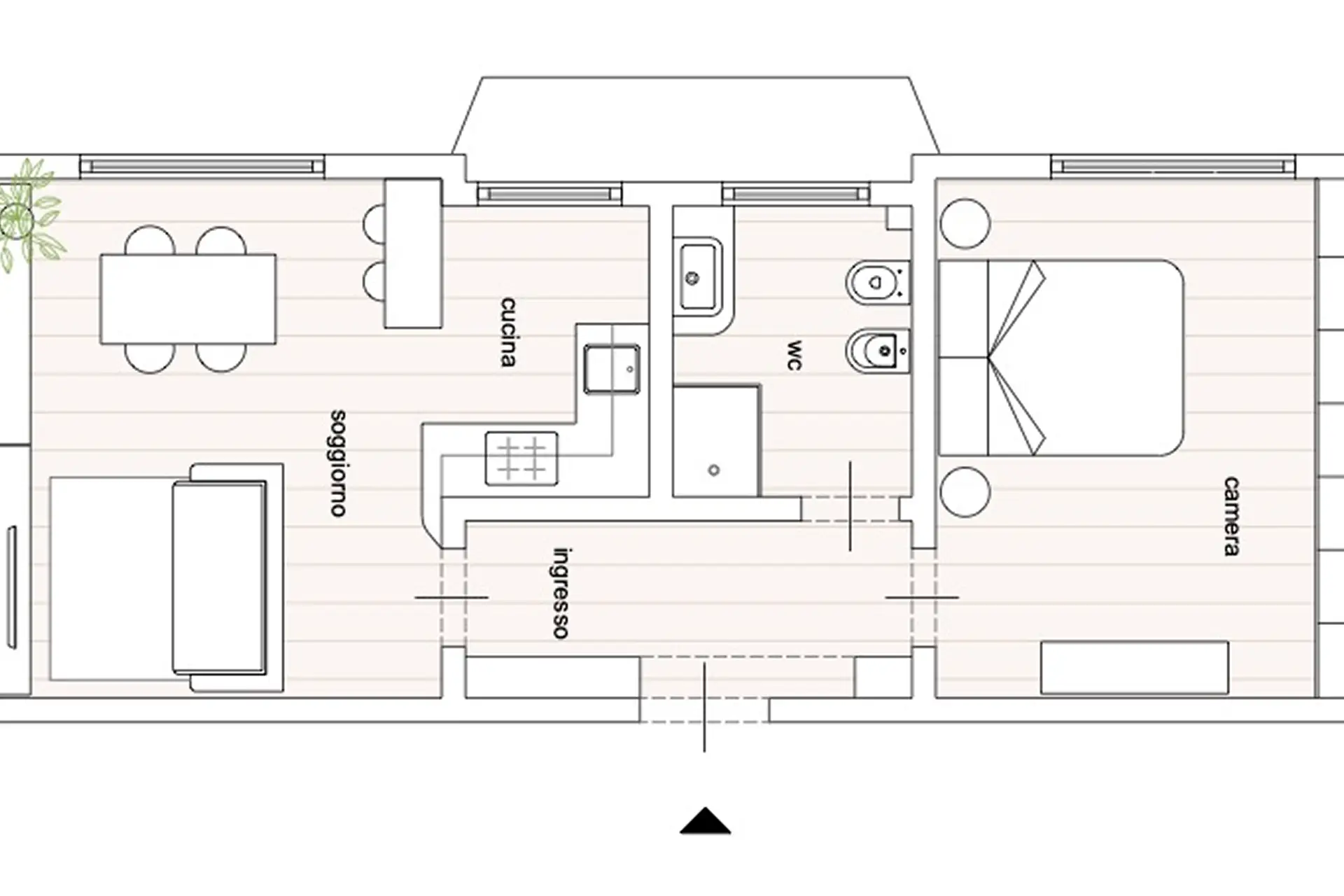 planimetria interior design milano