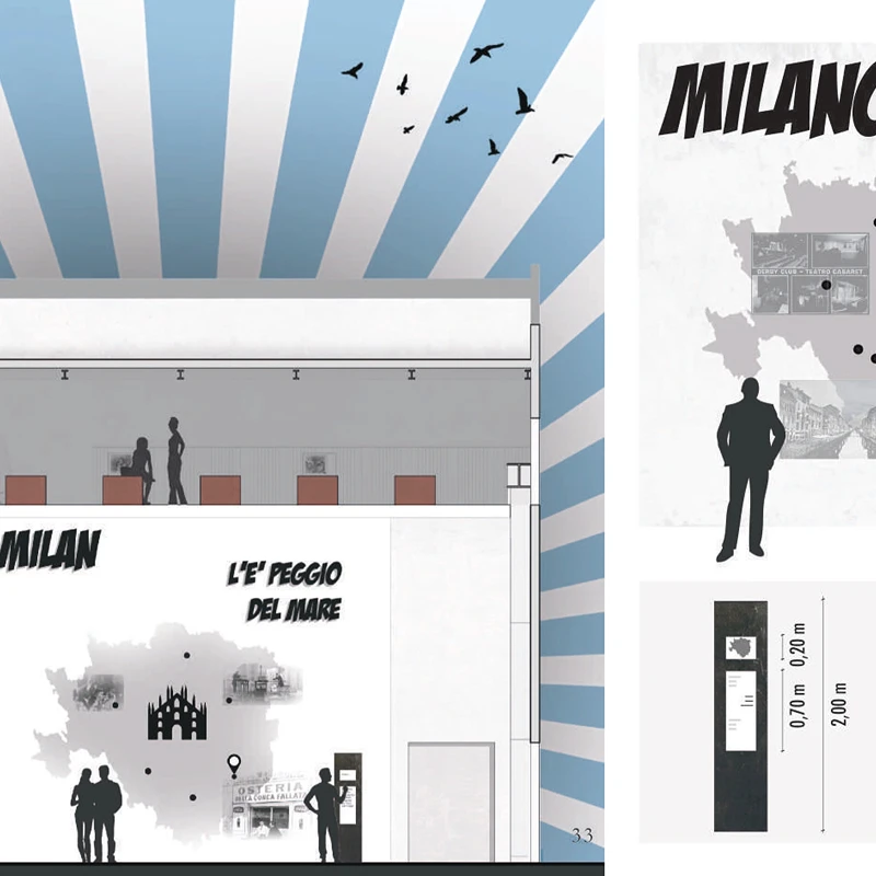 progetto allestimento espositivo