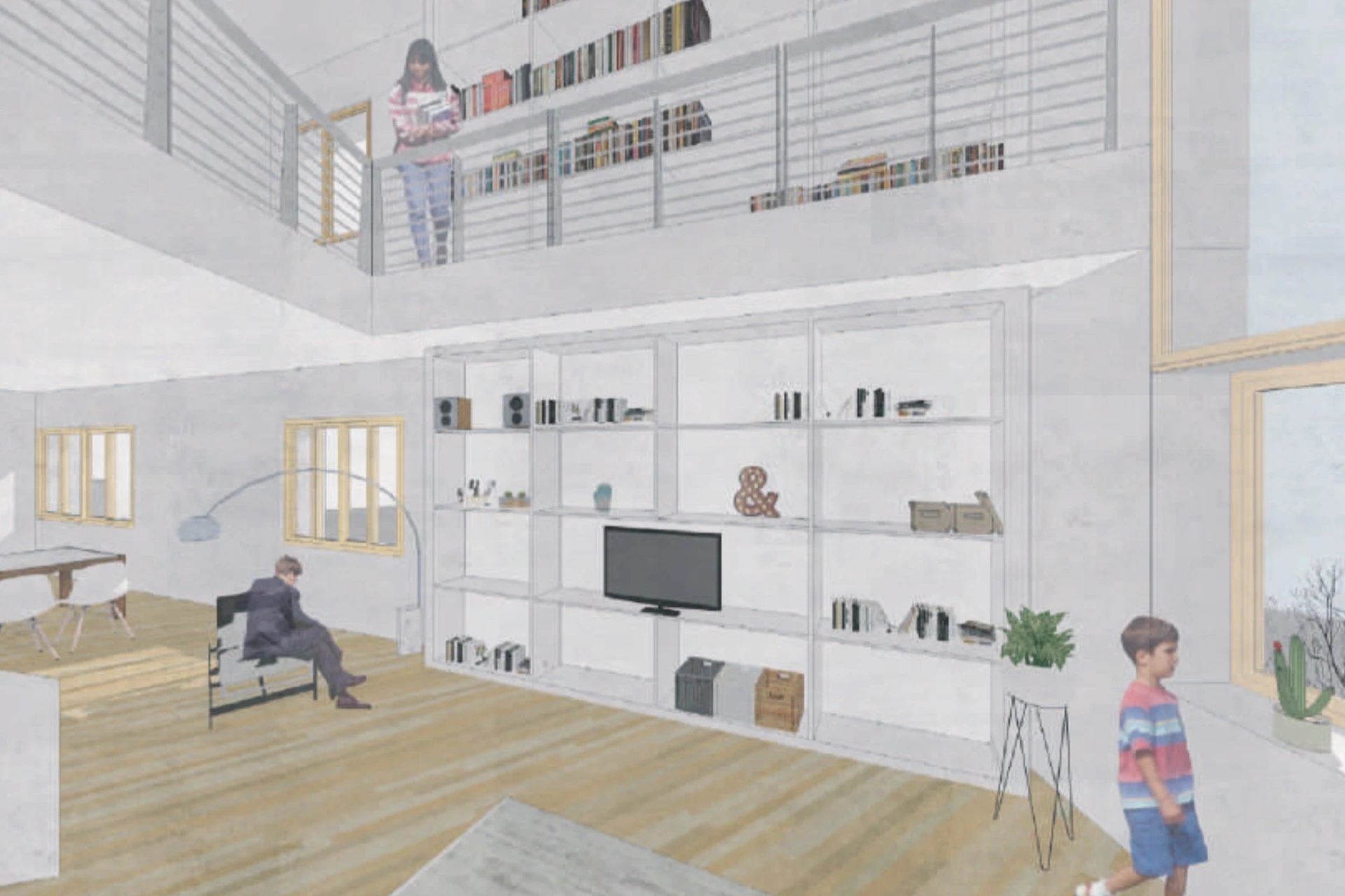 progetto Double social housing